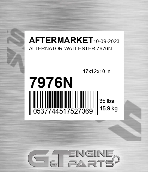 7976N Alternator Wai Lester for AFTERMARKET