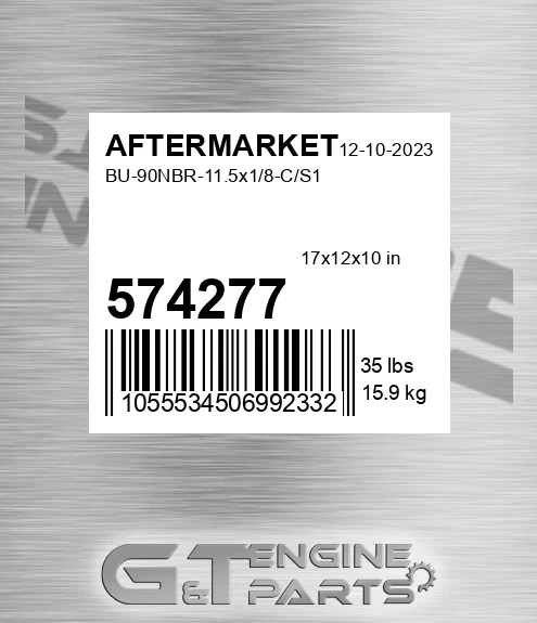 574-277 Bu-90nbr-11.5x1/8-c/s1 for AFTERMARKET