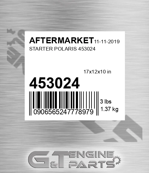 453024 Starter Polaris for AFTERMARKET