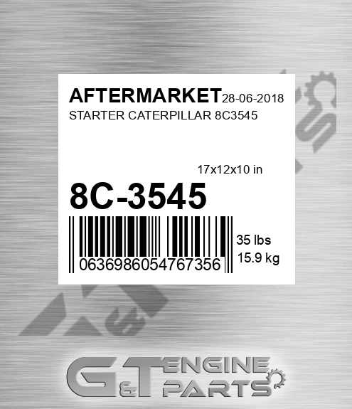 8C-3545 Starter Caterpillar for AFTERMARKET