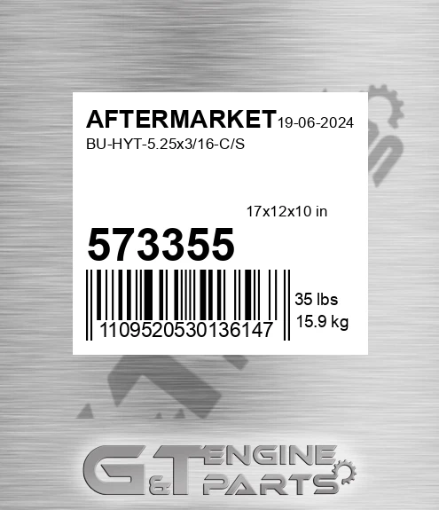 573-355 Bu-hyt-5.25x3/16-c/s for AFTERMARKET
