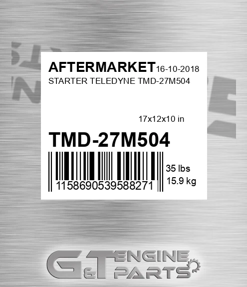 TMD-27M504 Starter Teledyne Tmd-27m504 for AFTERMARKET