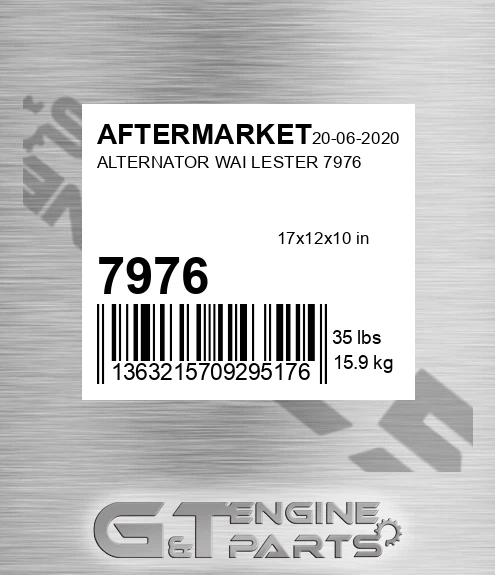 7976 Alternator Wai Lester for AFTERMARKET