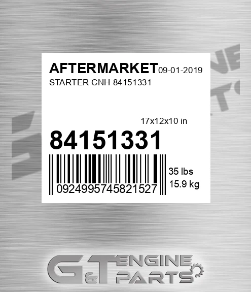 84151331 Starter Cnh