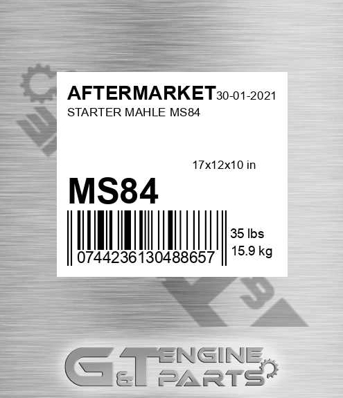 MS84 AFTERMARKET Starter Mahle