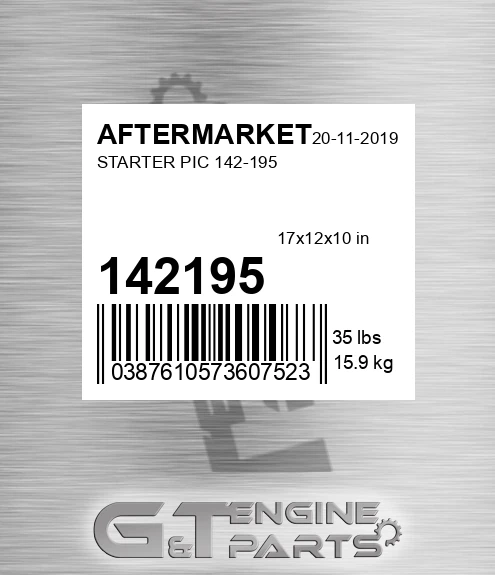 142195 Starter Pic for AFTERMARKET