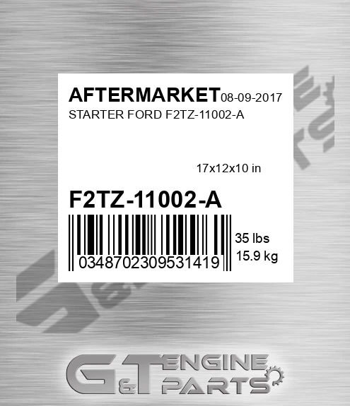 F2TZ-11002-A Starter Ford F2tz-11002-a for AFTERMARKET