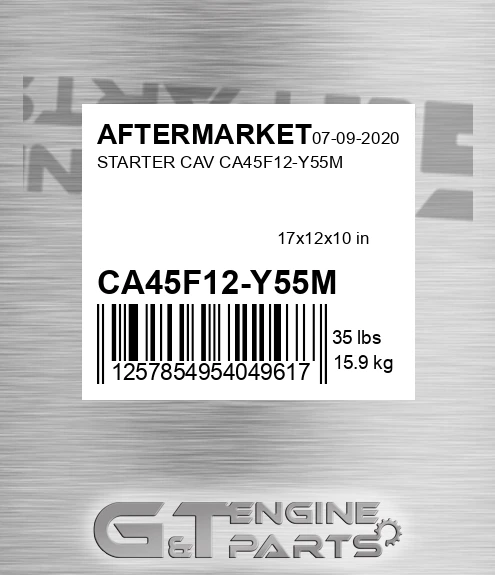 CA45F12-Y55M Starter Cav Ca45f12-y55m for AFTERMARKET