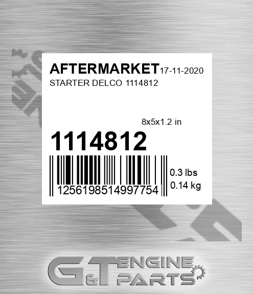 1114812 Starter Delco for AFTERMARKET