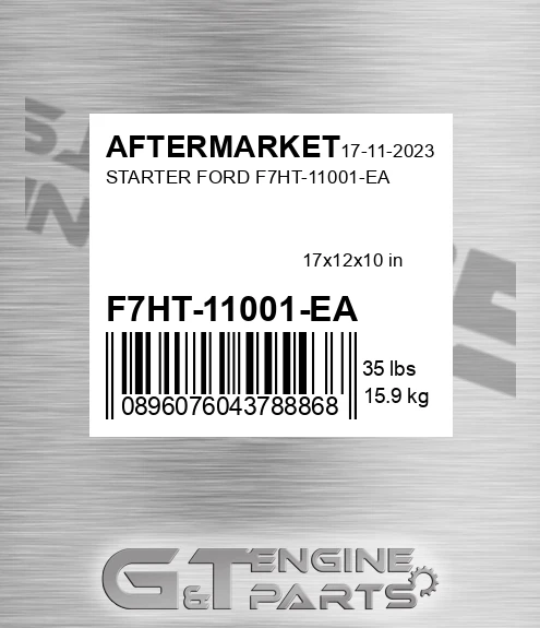 F7HT-11001-EA Starter Ford F7ht-11001-ea for AFTERMARKET