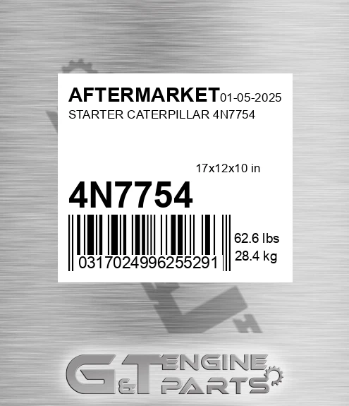 4N7754 Starter Caterpillar for AFTERMARKET