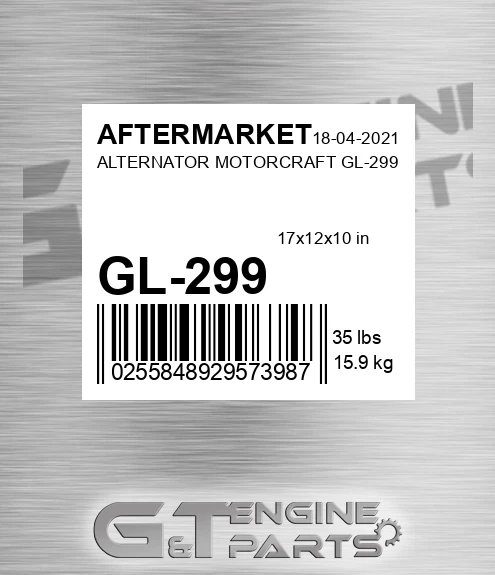GL-299 Alternator Motorcraft Gl-299 for AFTERMARKET