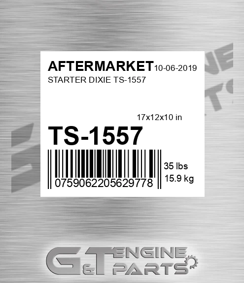 TS-1557 Starter Dixie Ts-1557 for AFTERMARKET