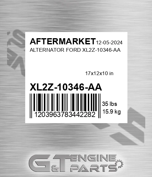 XL2Z-10346-AA Alternator Ford Xl2z-10346-aa for AFTERMARKET