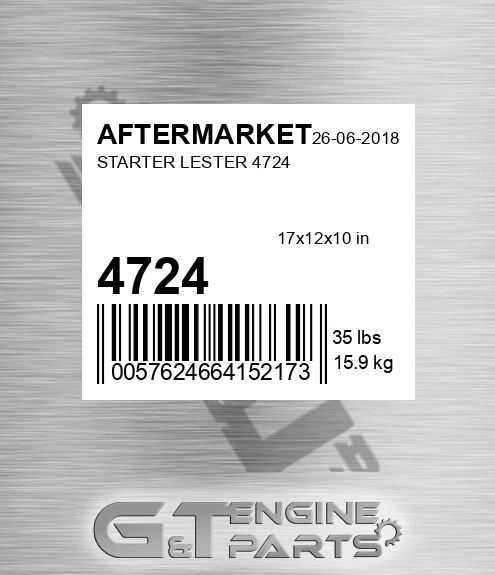 4724 Starter Lester for AFTERMARKET