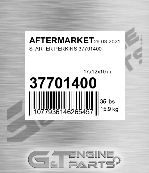 37701400 Starter Perkins for AFTERMARKET