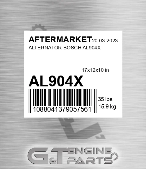 AL904X Alternator Bosch for AFTERMARKET