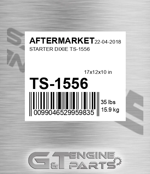 TS-1556 Starter Dixie Ts-1556 for AFTERMARKET