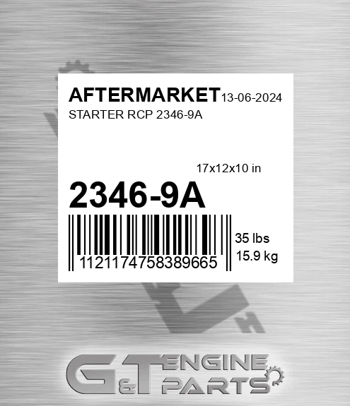 2346-9A Starter Rcp 2346-9a for AFTERMARKET
