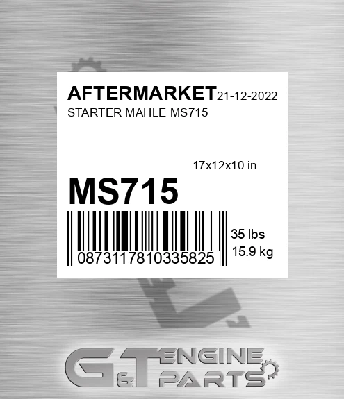 MS715 Starter Mahle