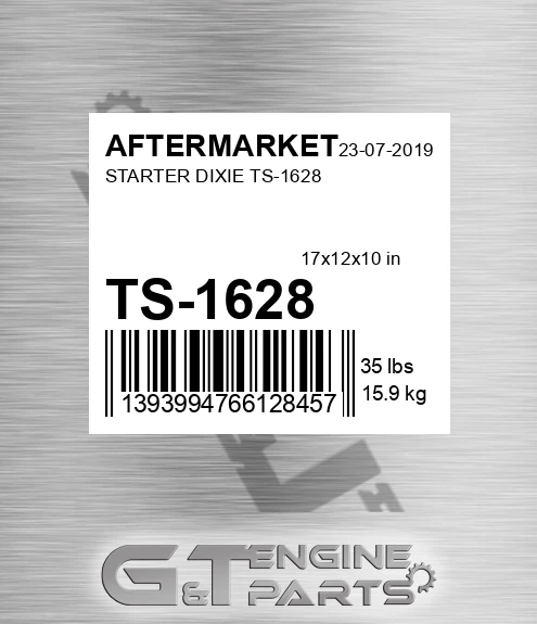 TS-1628 Starter Dixie Ts-1628 for AFTERMARKET