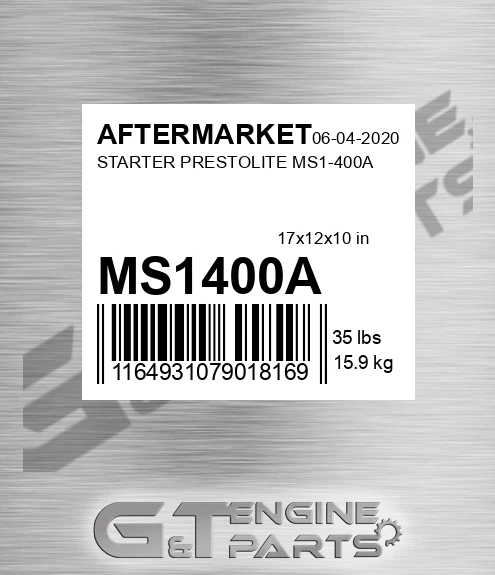 MS1400A AFTERMARKET Starter Prestolite Ms1-400a
