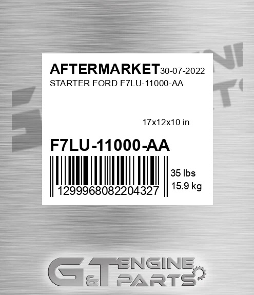 F7LU-11000-AA Starter Ford F7lu-11000-aa for AFTERMARKET
