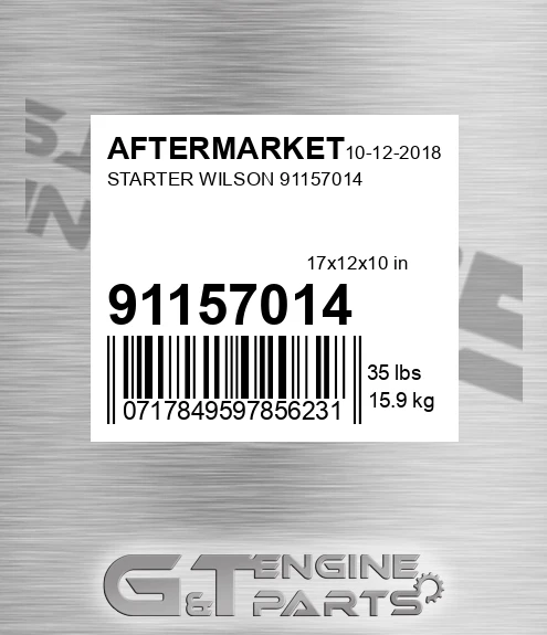 91157014 Starter Wilson 91157014