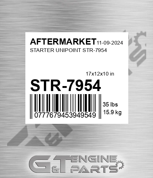 STR-7954 Starter Unipoint Str-7954 for AFTERMARKET