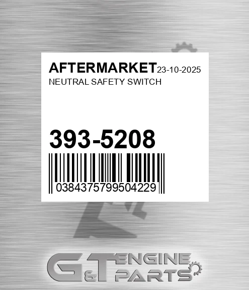 393-5208 AFTERMARKET Neutral Safety Switch