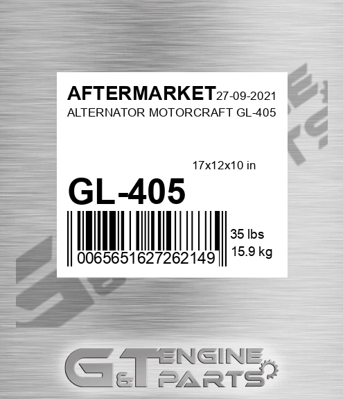 GL-405 Alternator Motorcraft Gl-405