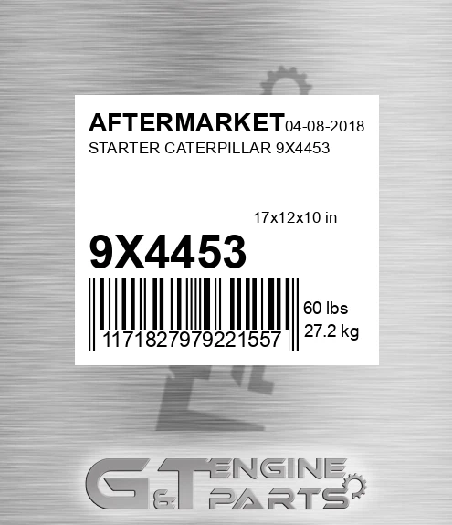 9X4453 Starter Caterpillar for AFTERMARKET