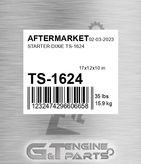 TS-1624 Starter Dixie Ts-1624 for AFTERMARKET