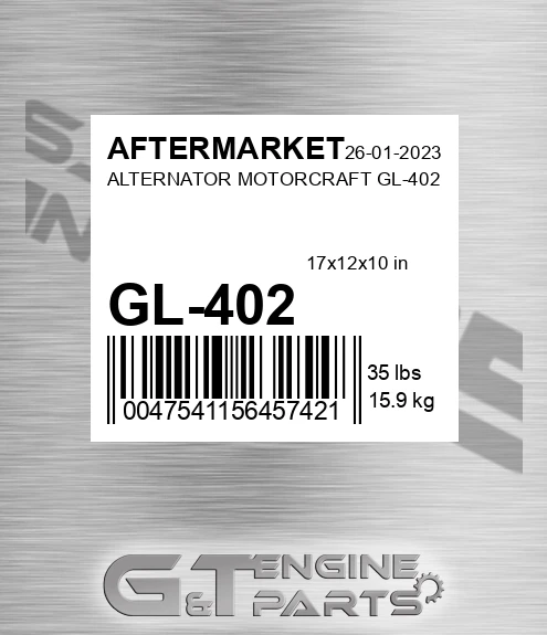 GL-402 Alternator Motorcraft Gl-402