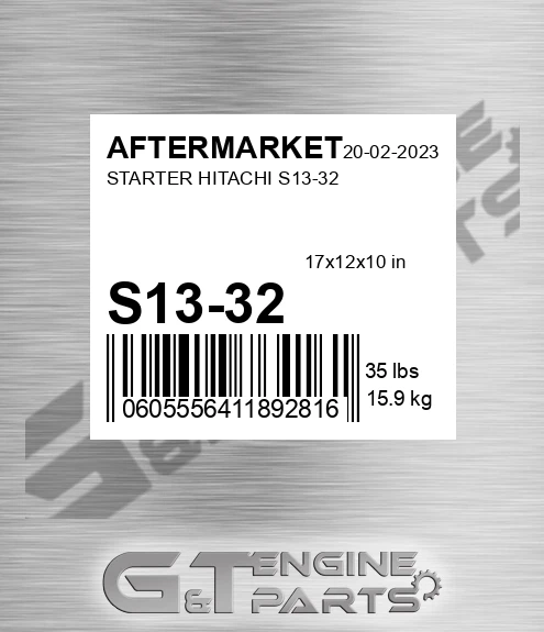 S13-32 Starter Hitachi S13-32 for AFTERMARKET