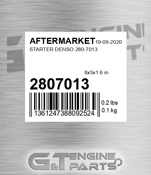 2807013 Starter Denso