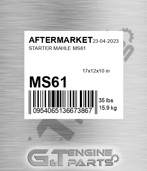 MS61 Starter Mahle for AFTERMARKET