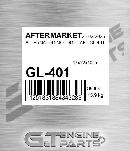 GL-401 Alternator Motorcraft Gl-401