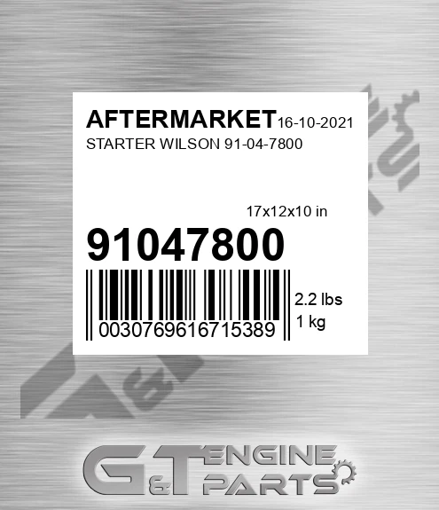 91047800 Starter Wilson