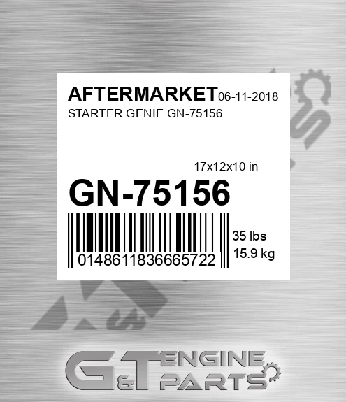 GN-75156 Starter Genie Gn-75156 for AFTERMARKET