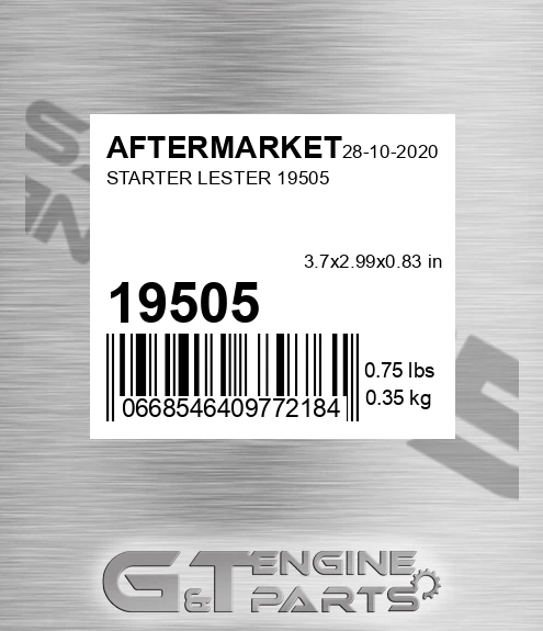 19505 Starter Lester for AFTERMARKET