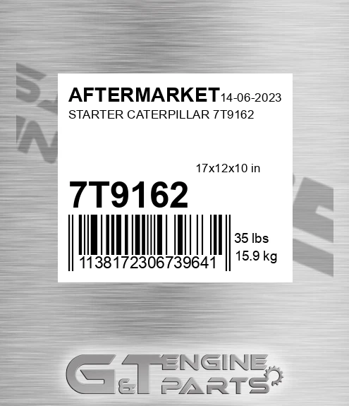 7T9162 Starter Caterpillar for AFTERMARKET
