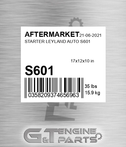 S601 Starter Leyland Auto for AFTERMARKET
