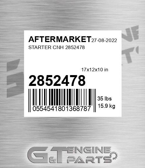 2852478 Starter Cnh for AFTERMARKET