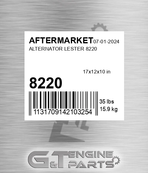 8220 Alternator Lester for AFTERMARKET
