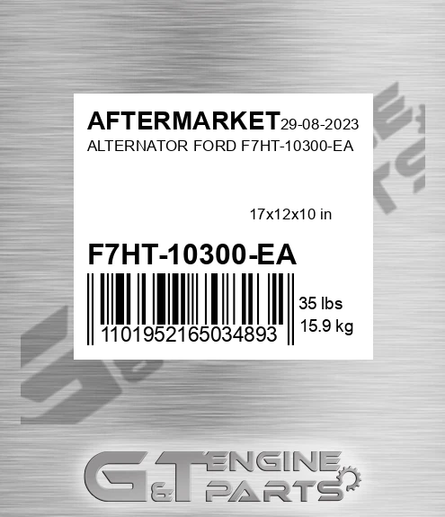F7HT-10300-EA Alternator Ford F7ht-10300-ea for AFTERMARKET