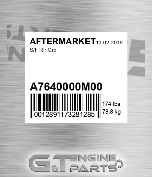 A7640000M00 S/f Rlr Grp for AFTERMARKET