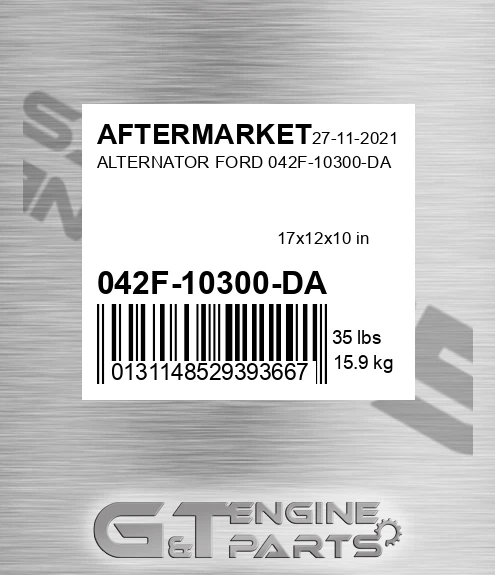 042F-10300-DA Alternator Ford 042f-10300-da for AFTERMARKET