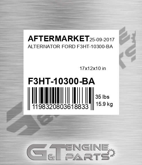 F3HT-10300-BA Alternator Ford F3ht-10300-ba for AFTERMARKET