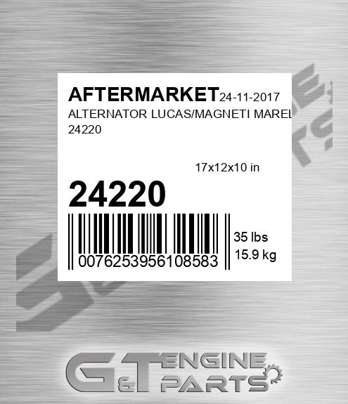 24220 Alternator Lucas/magneti Marelli